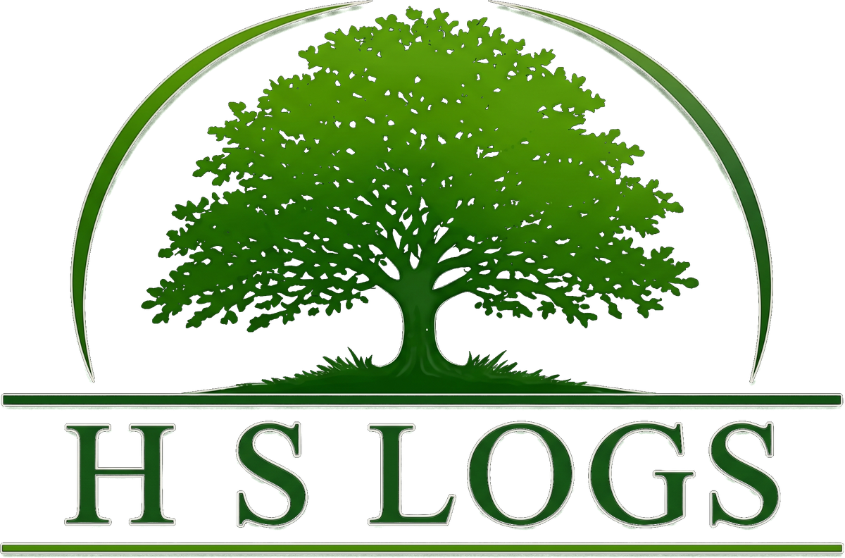 H S Logs Logo - Seasoned Firewood Heathfield