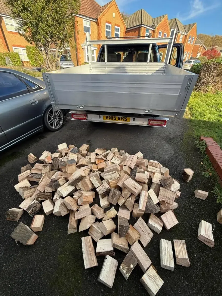 Hand Split Hardwood Pieces